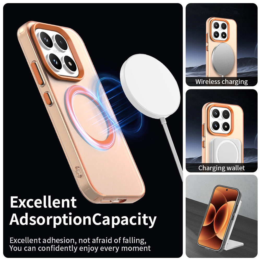 Калъф MagSafe за Xiaomi 17, Techsuit, CandyCase, Оранжев