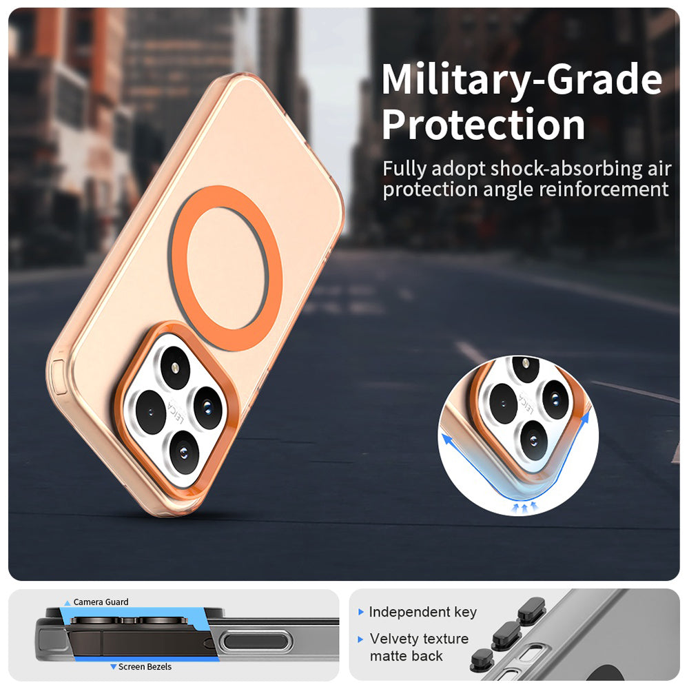 Калъф MagSafe за Xiaomi 17, Techsuit, CandyCase, Оранжев