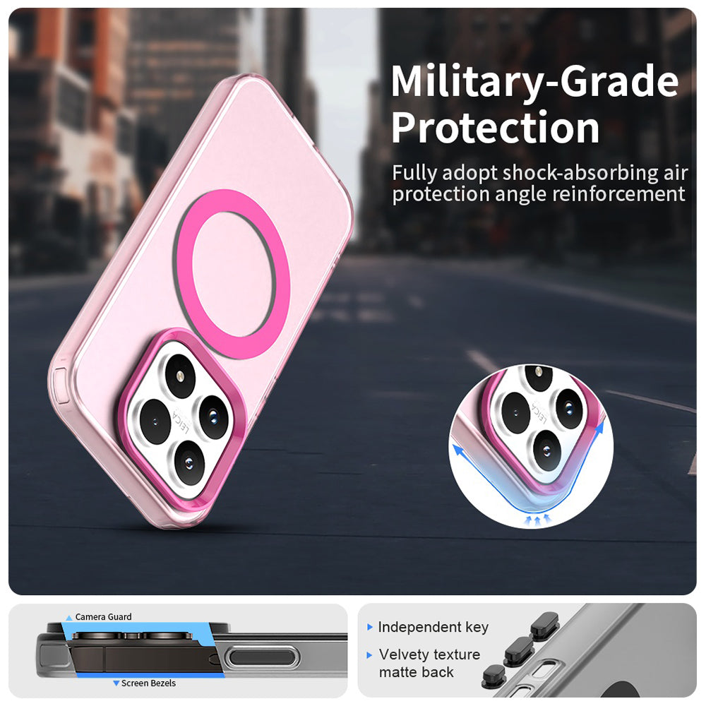 Калъф MagSafe за Xiaomi 17, Techsuit, CandyCase, Розов