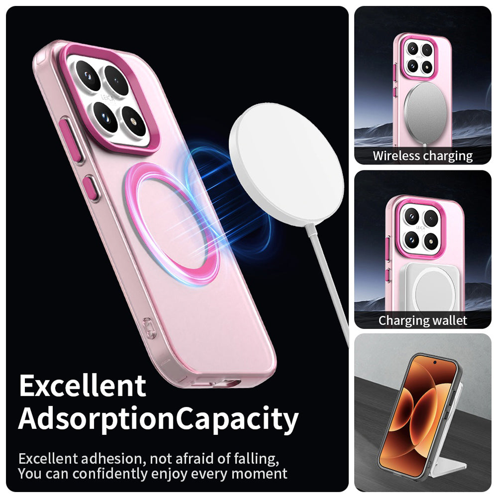 Калъф MagSafe за Xiaomi 17, Techsuit, CandyCase, Розов