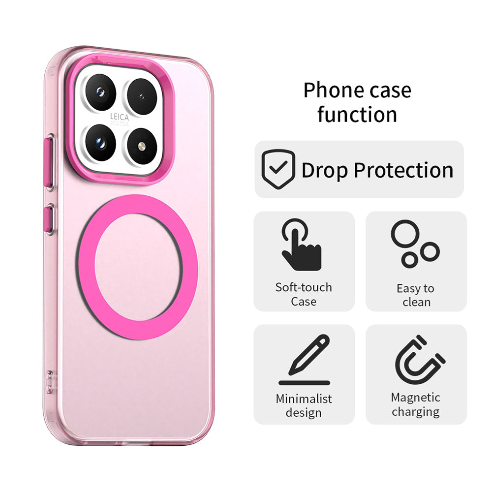 Калъф MagSafe за Xiaomi 17, Techsuit, CandyCase, Розов