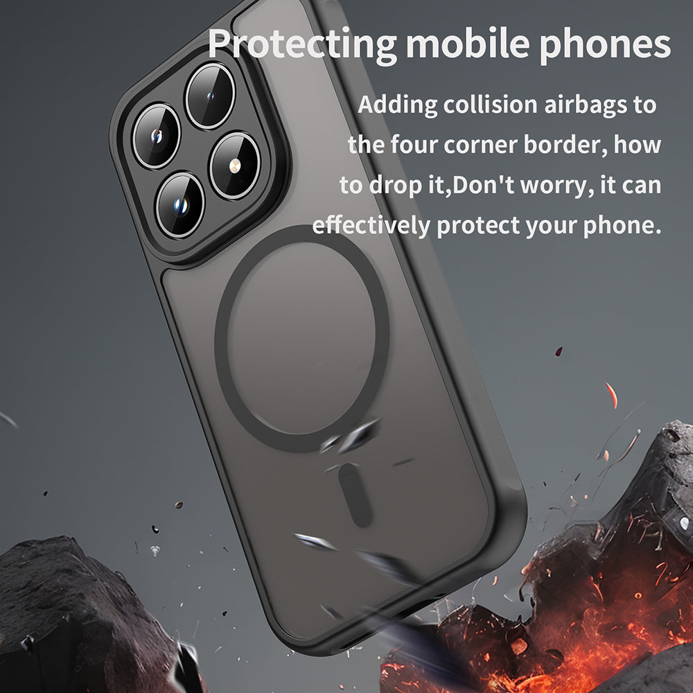 Калъф MagSafe за Xiaomi 17, Techsuit, HaloFrost II, Син