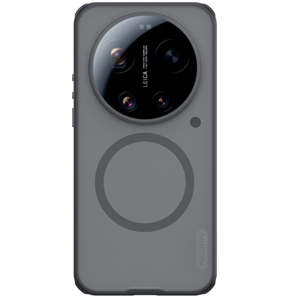 Калъф MagSafe за Xiaomi 17 Ultra, Nillkin, Super Shield Pro, Черен Прозрачен Сатениран