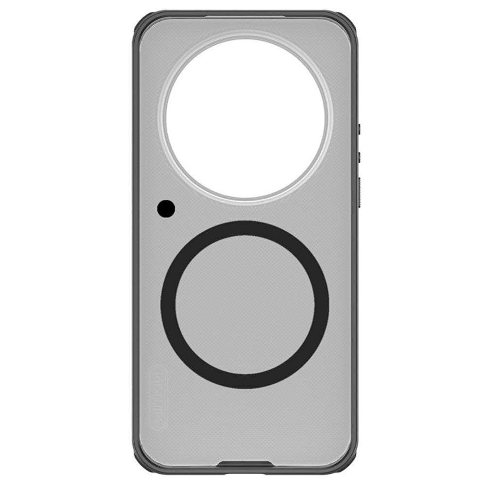 Калъф MagSafe за Xiaomi 17 Ultra, Nillkin, Super Shield Pro, Черен Прозрачен Сатениран