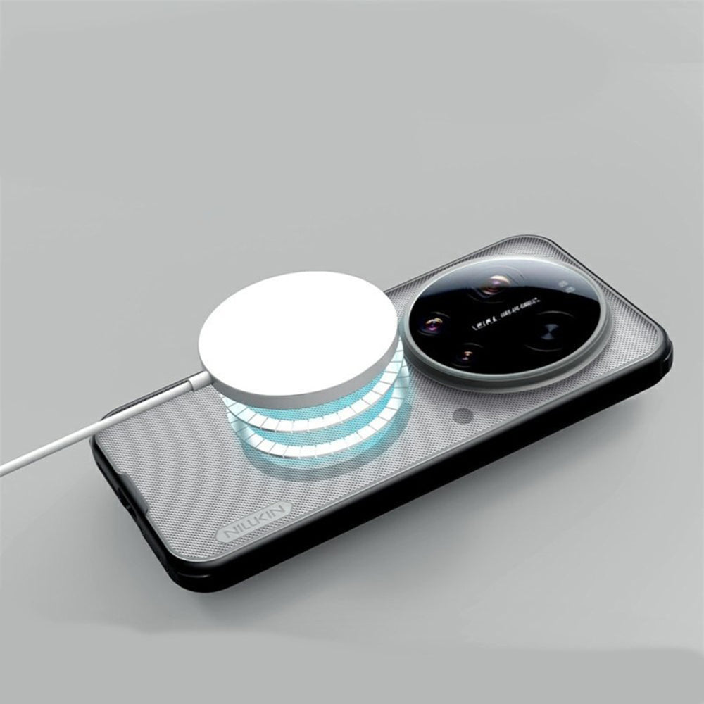 Калъф MagSafe за Xiaomi 17 Ultra, Nillkin, Super Shield Pro, Черен Прозрачен Сатениран