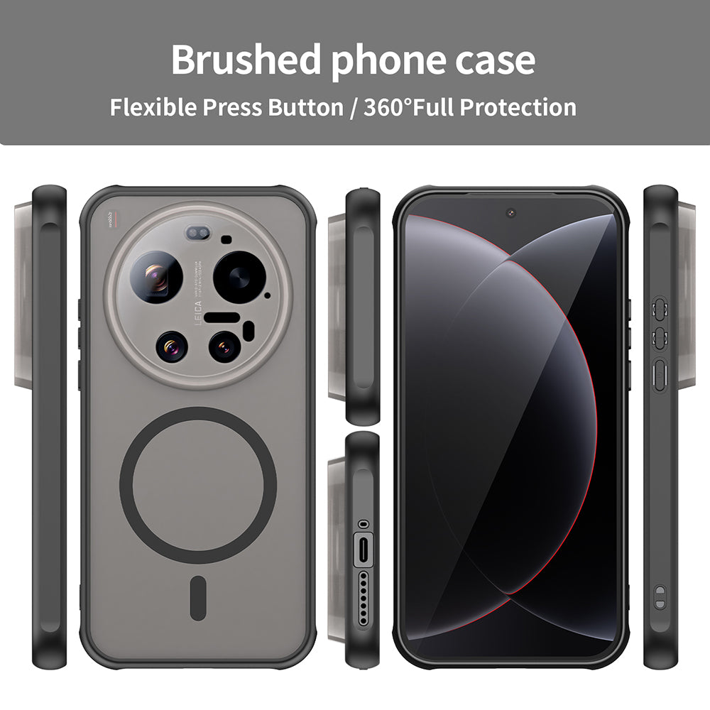 Калъф MagSafe за Xiaomi 17 Ultra, Techsuit, HaloFrost II, Черен