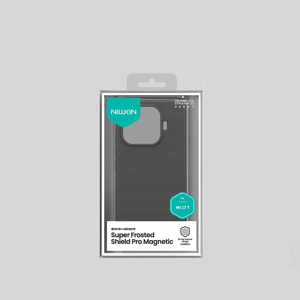 Калъф MagSafe за Xiaomi 17T, Nillkin, Super Shield Pro, Черен сатен