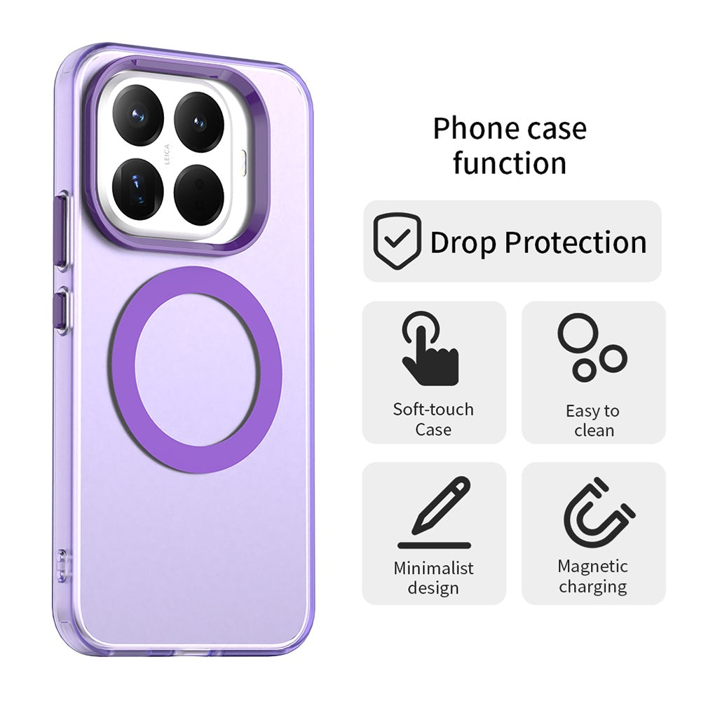 Калъф MagSafe за Xiaomi 17T Pro, Techsuit, CandyCase, Лилав
