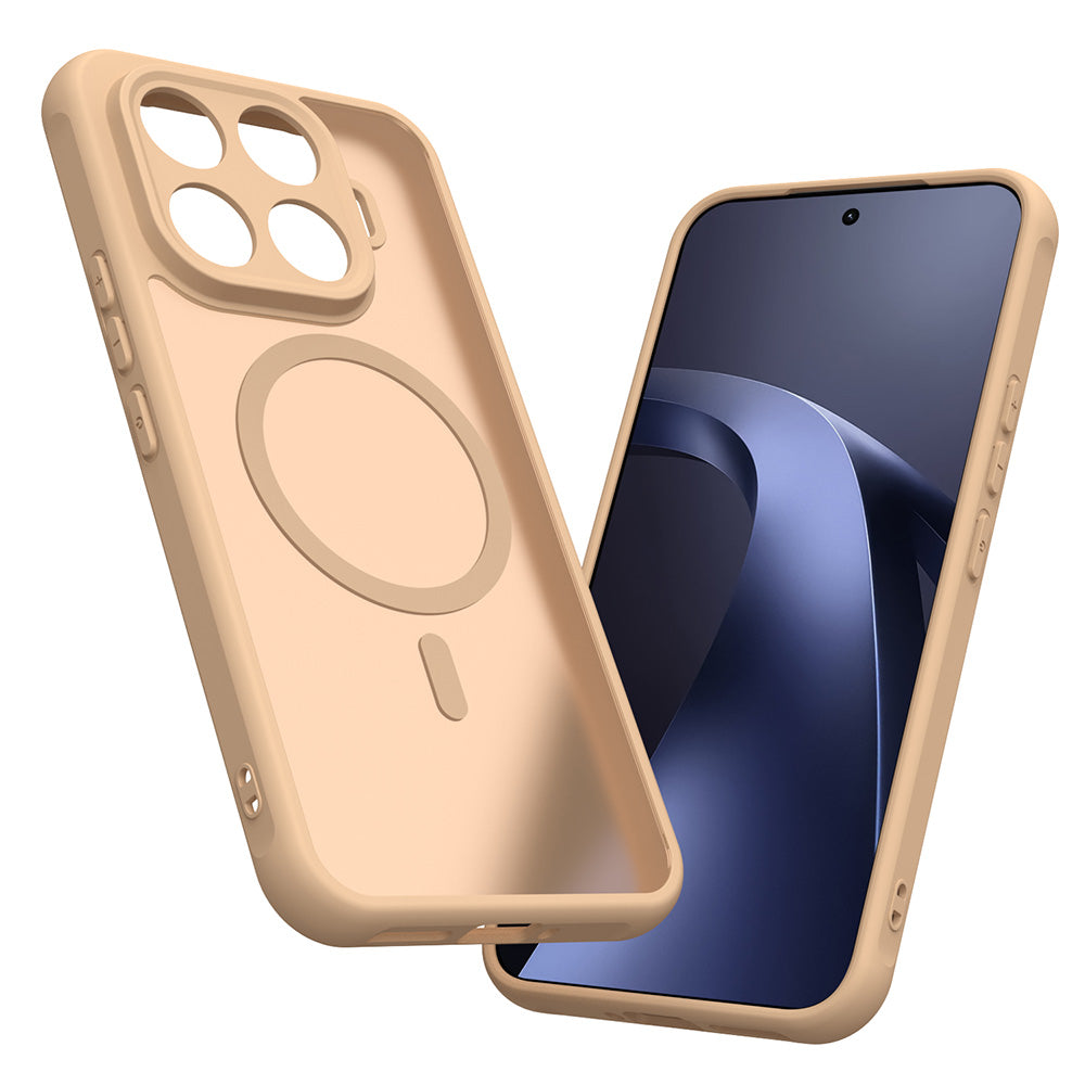 Калъф MagSafe за Xiaomi 17T Pro, Techsuit, HaloFrost II, Златист