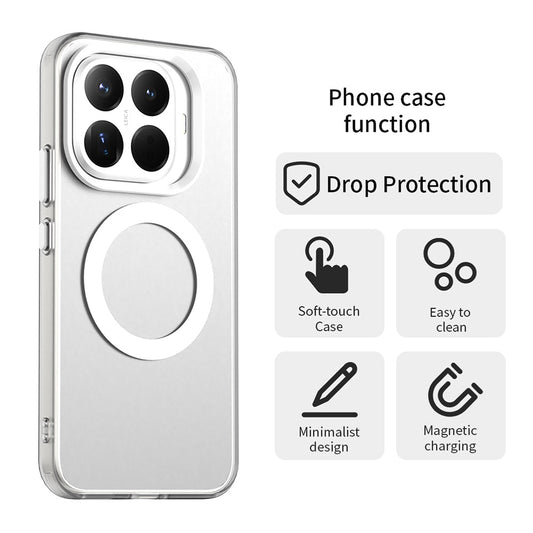 Калъф MagSafe за Xiaomi 17T, Techsuit, CandyCase, Бял