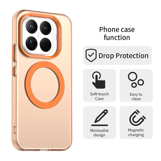 Калъф MagSafe за Xiaomi 17T, Techsuit, CandyCase, Оранжев