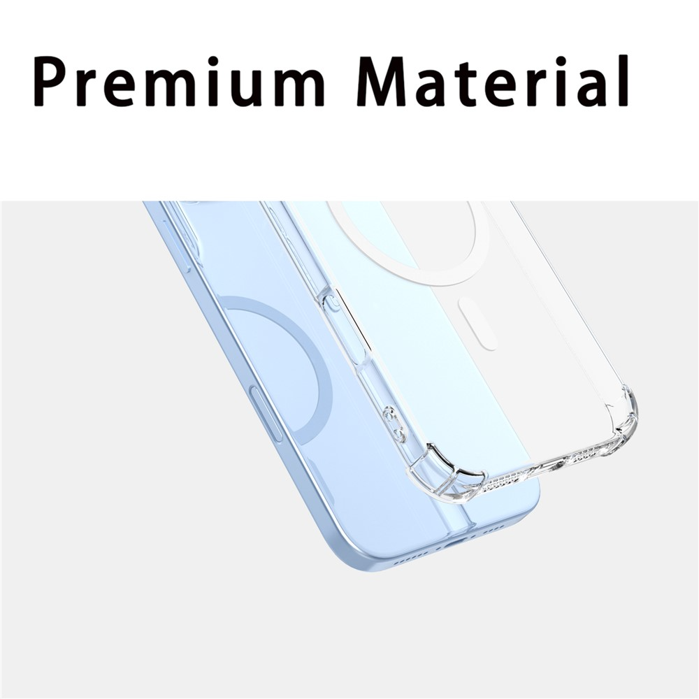 MagSafe калъф за Xiaomi 17T, OEM, противоударен, прозрачен