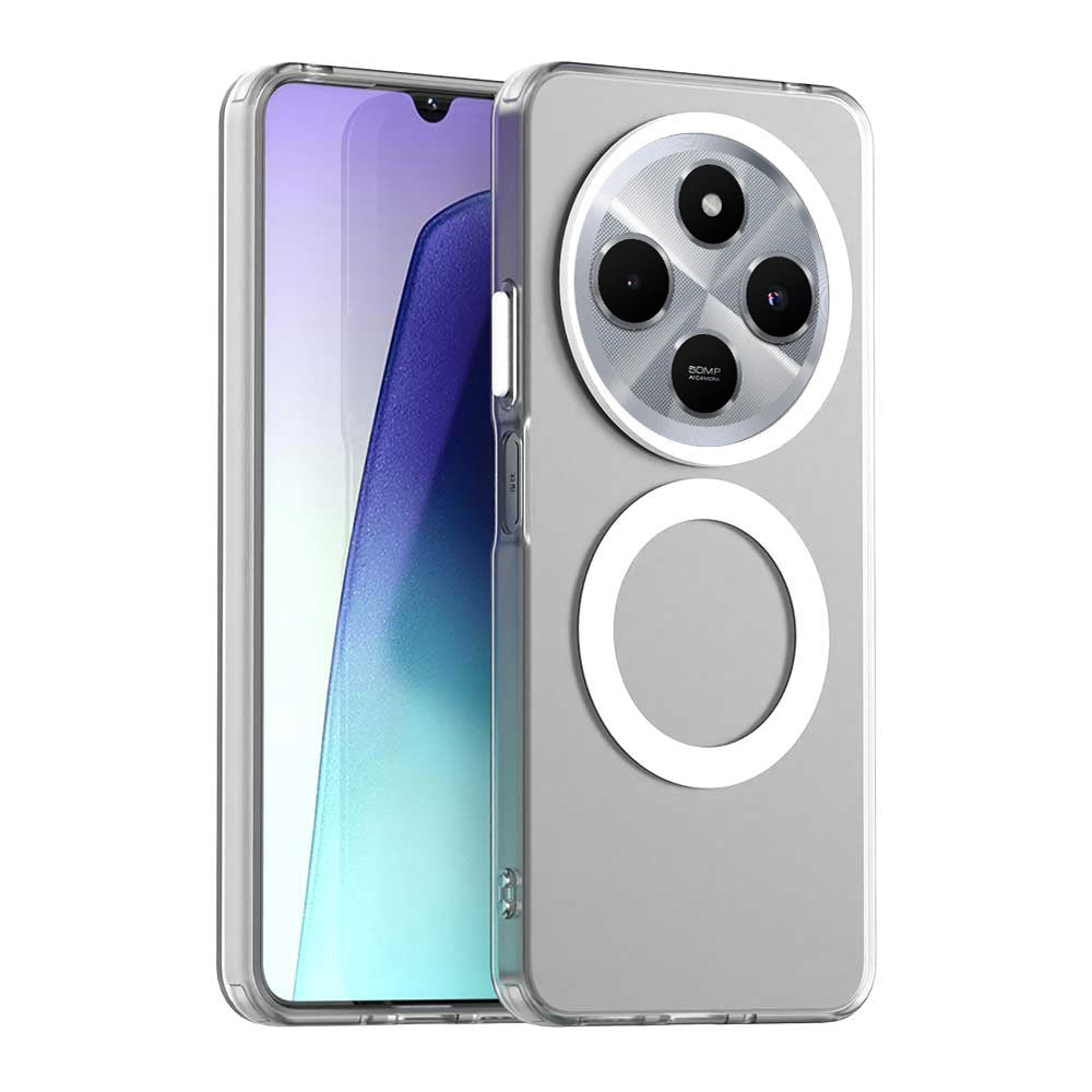 Калъф MagSafe за Xiaomi Poco C75 / Redmi 14C, Techsuit, CandyCase, Бял