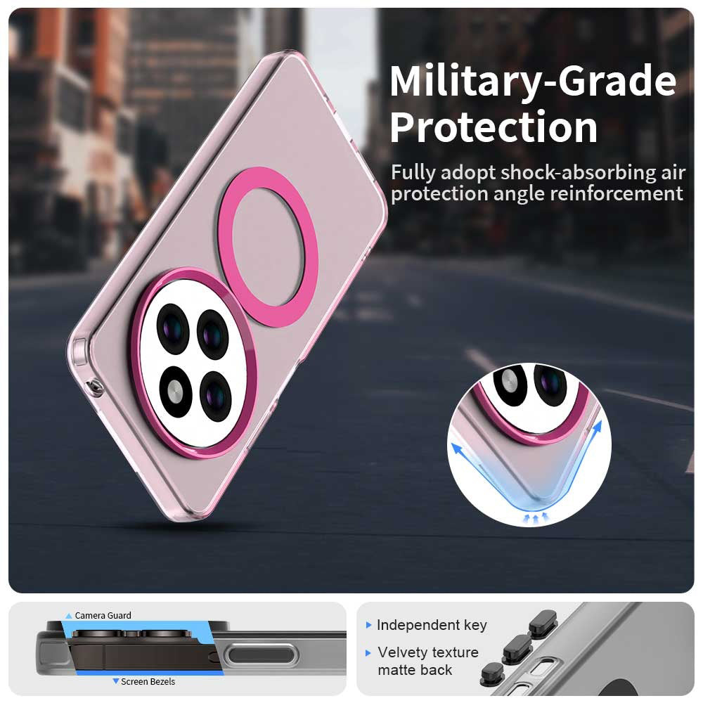 Калъф MagSafe за Xiaomi Poco C75 / Redmi 14C, Techsuit, CandyCase, Розов