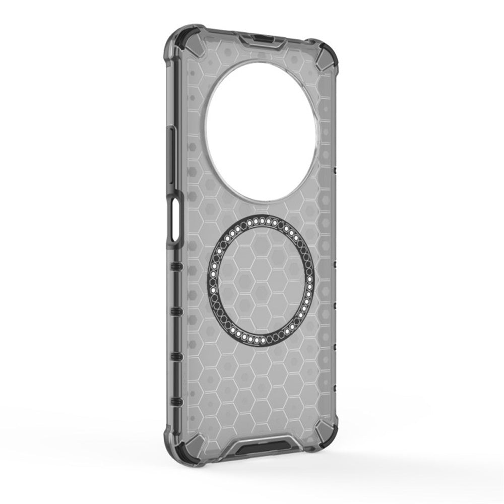 MagSafe калъф за Xiaomi Poco C75 / Redmi 14C, Techsuit, HoneyComb Shield, Черен