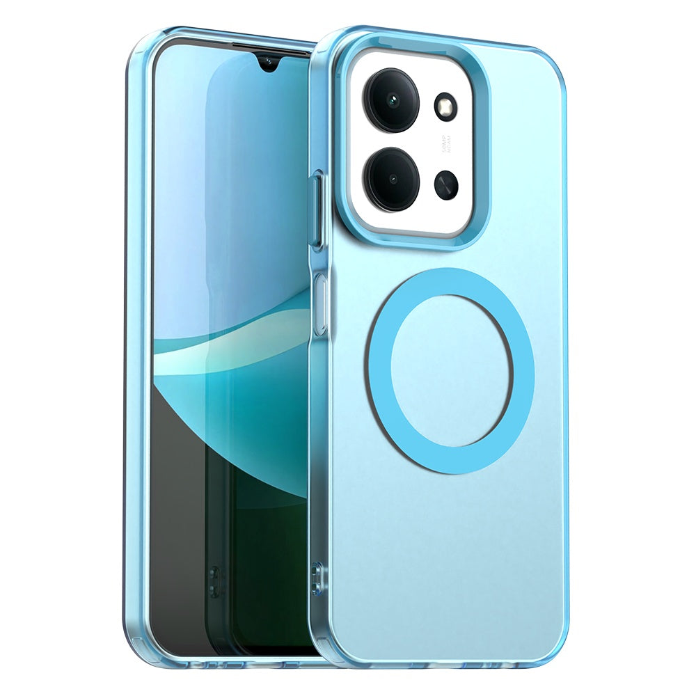 Калъф MagSafe за Xiaomi Poco C85 4G / Redmi 15C 5G / 15C 4G, Techsuit, CandyCase, Син