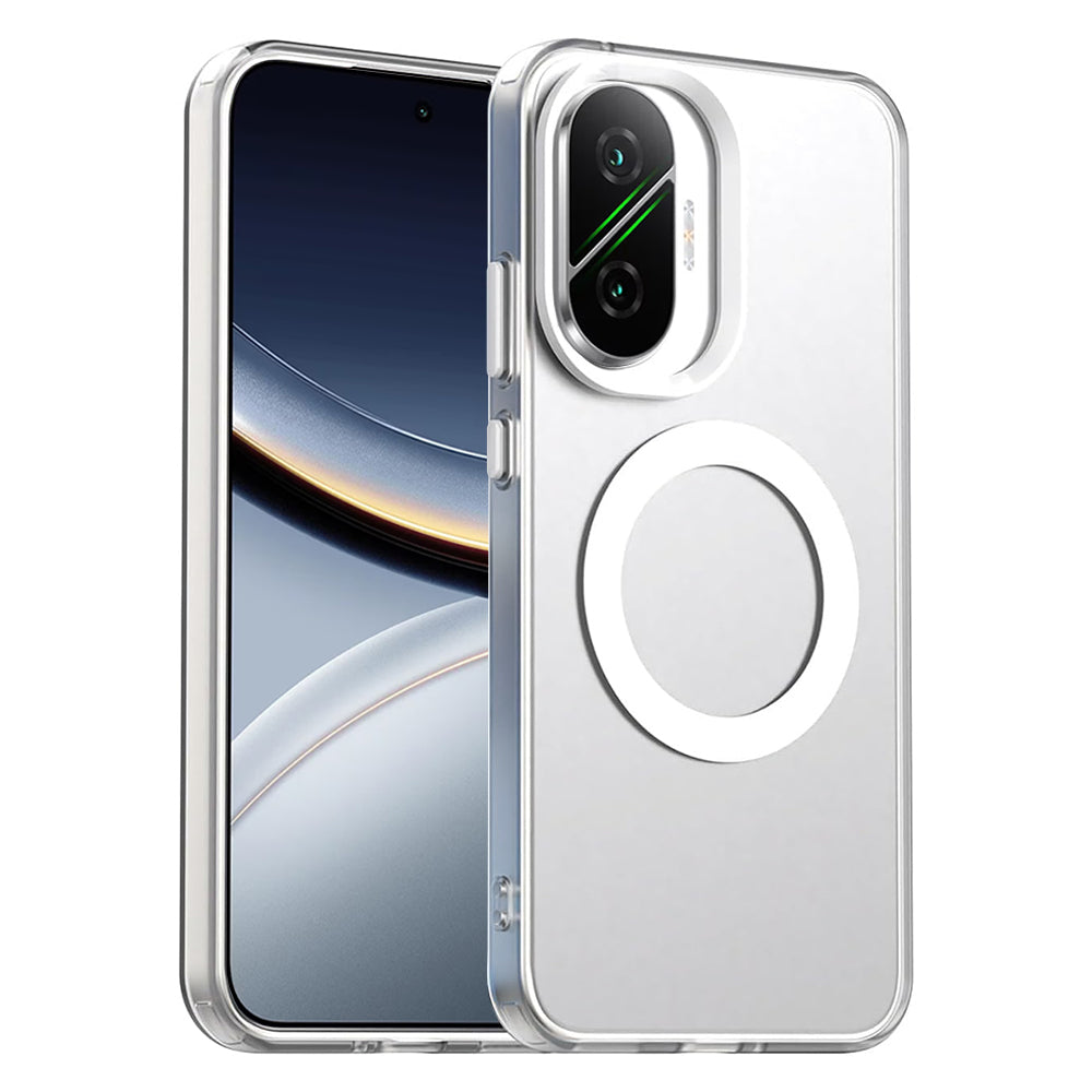 MagSafe калъф за Xiaomi Poco F7, Techsuit, CandyCase, бял
