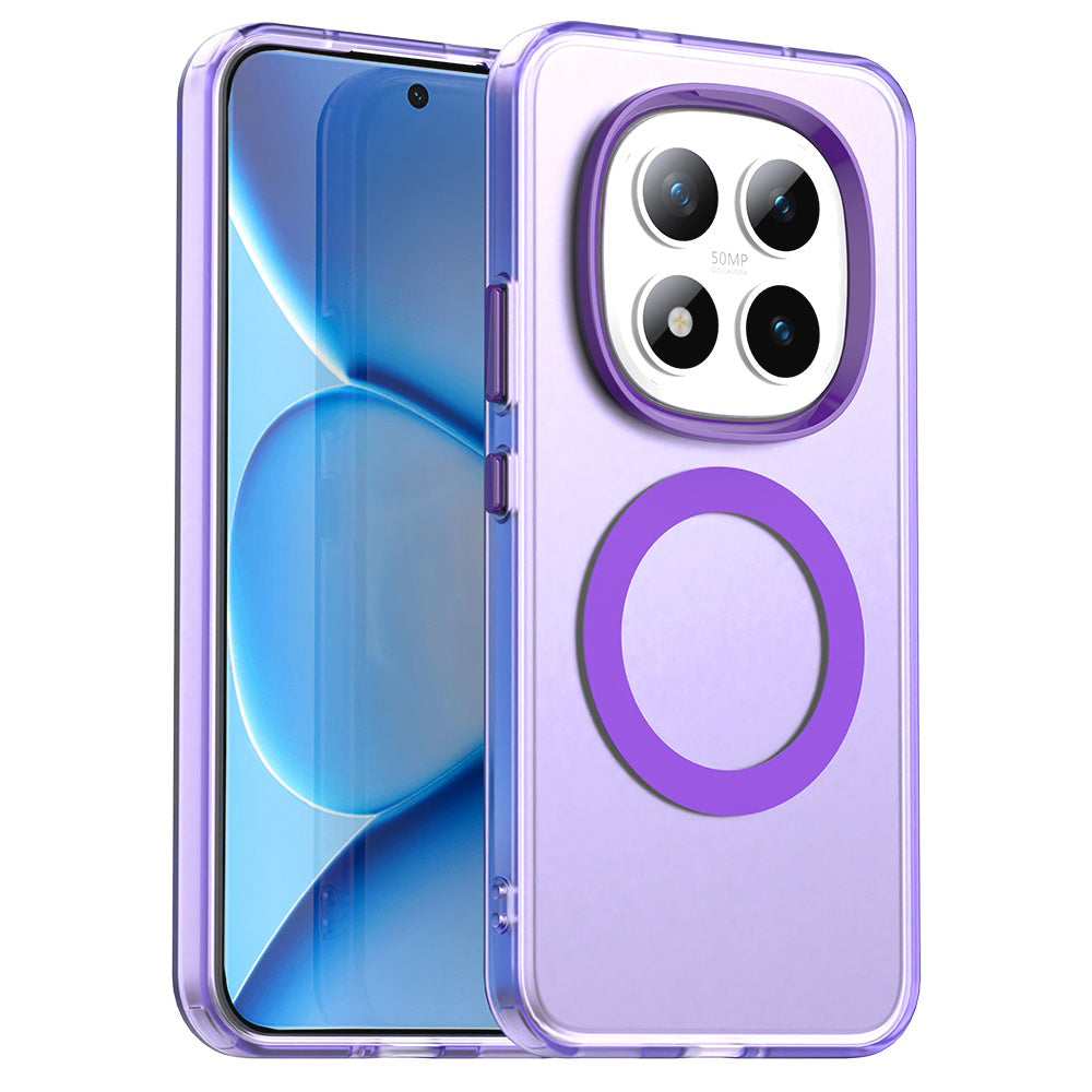 Калъф MagSafe за Xiaomi Poco M8 Pro / Redmi Note 15 Pro+ 5G, Techsuit, CandyCase, Лилав