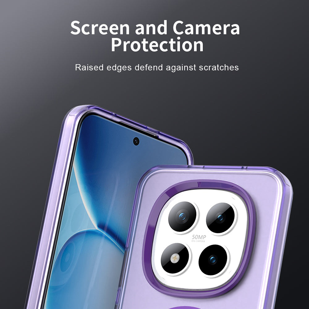 Калъф MagSafe за Xiaomi Poco M8 Pro / Redmi Note 15 Pro+ 5G, Techsuit, CandyCase, Лилав