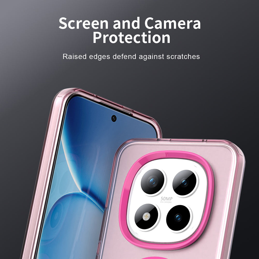 Калъф MagSafe за Xiaomi Poco M8 Pro / Redmi Note 15 Pro+ 5G, Techsuit, CandyCase, Розов