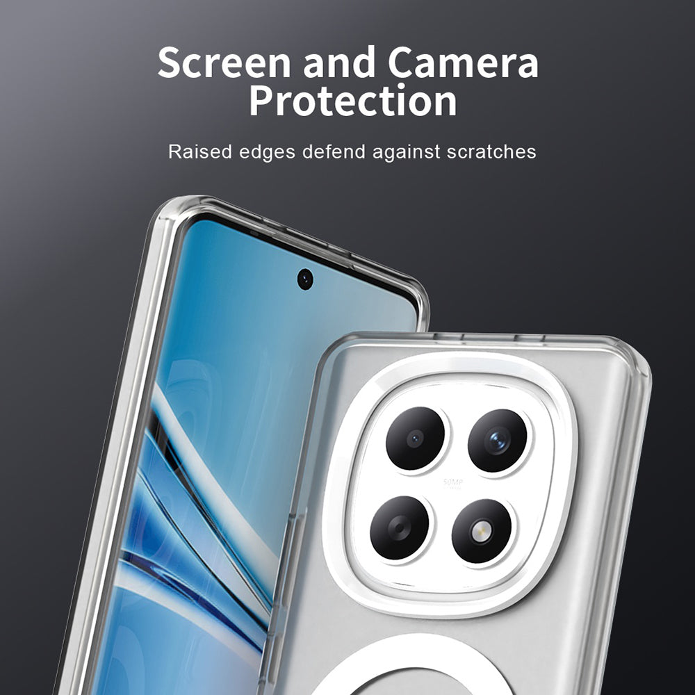Калъф MagSafe за Xiaomi Poco M8 / Redmi Note 15 5G / Note 15 4G, Techsuit, CandyCase, Бял