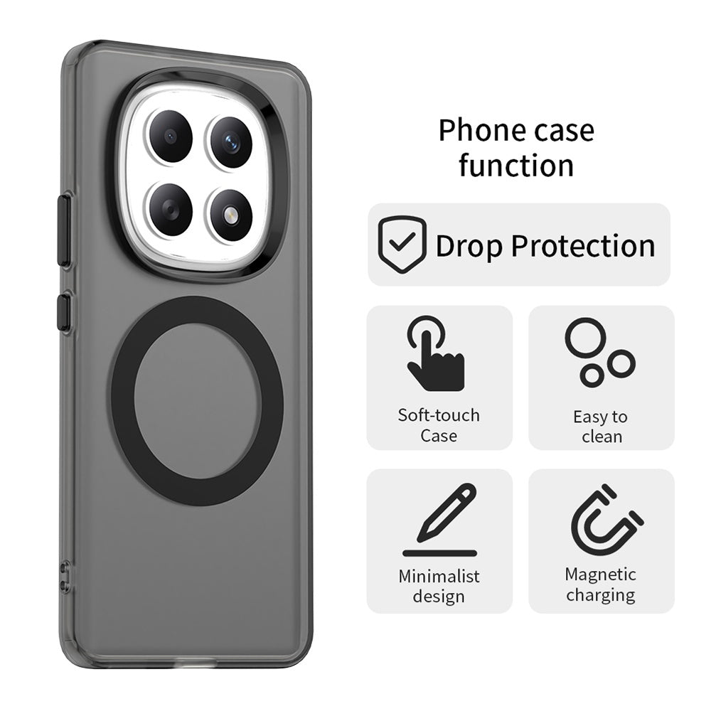 Калъф MagSafe за Xiaomi Poco M8 / Redmi Note 15 5G, Techsuit, CandyCase, Черен