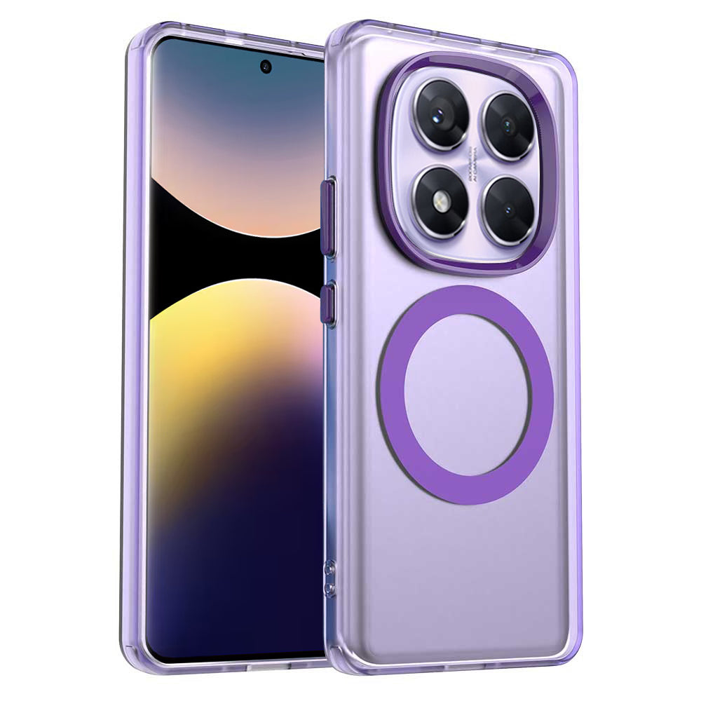 Калъф MagSafe за Xiaomi Poco X7 / Redmi Note 14 Pro 5G, Techsuit, CandyCase, Лилав