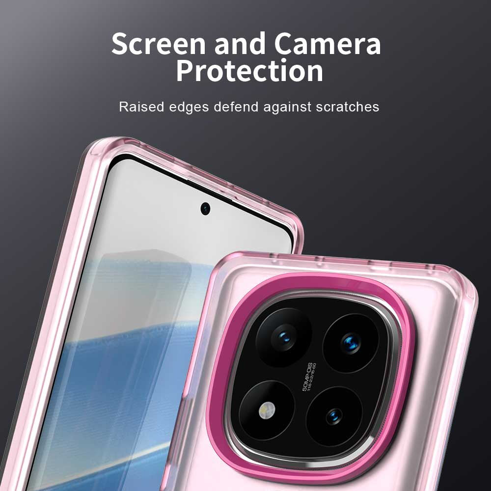 MagSafe калъф за Xiaomi Poco X7 / Redmi Note 14 Pro 5G, Techsuit, CandyCase, Розов