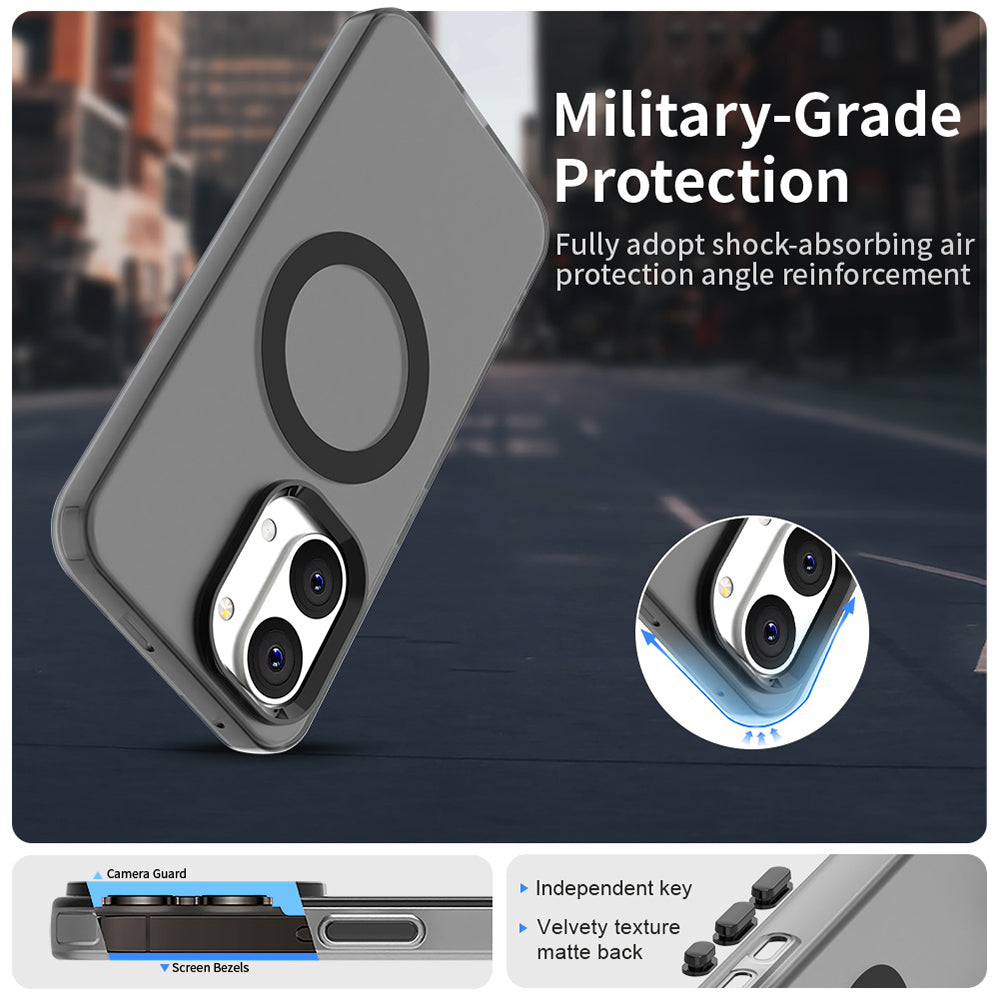 Калъф MagSafe за Xiaomi Poco X8 Pro Max, Techsuit, CandyCase, Черен