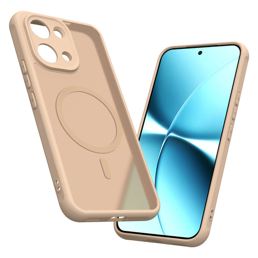 Калъф MagSafe за Xiaomi Poco X8 Pro Max, Techsuit, HaloFrost II, Златист