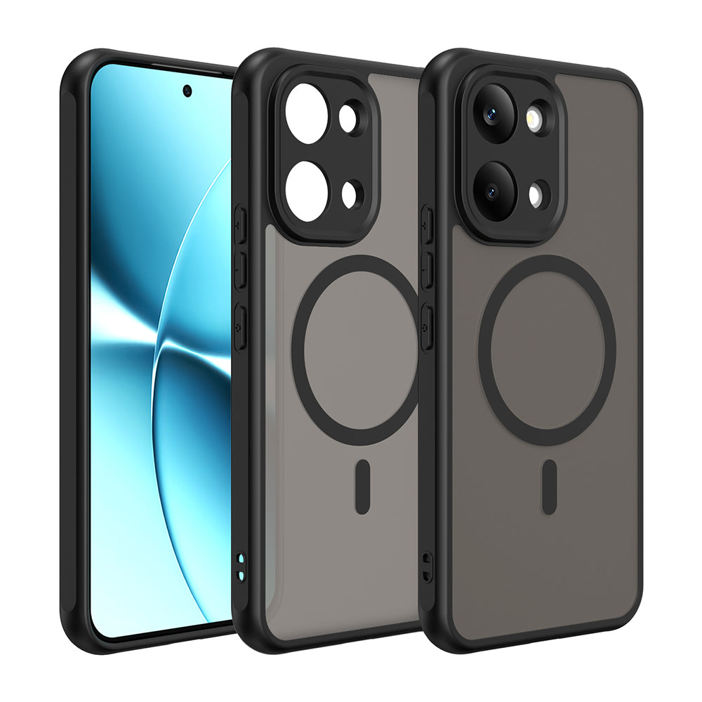 Калъф MagSafe за Xiaomi Poco X8 Pro Max, Techsuit, HaloFrost II, Черен