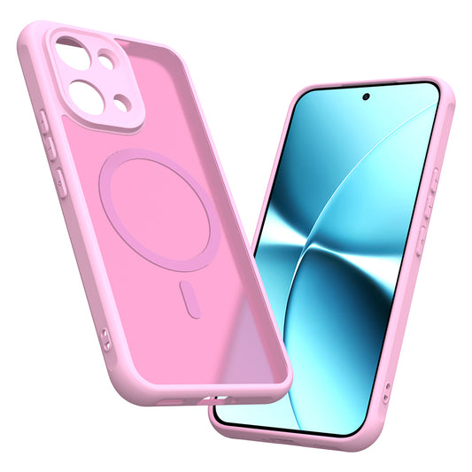 Калъф MagSafe за Xiaomi Poco X8 Pro Max, Techsuit, HaloFrost II, Розов