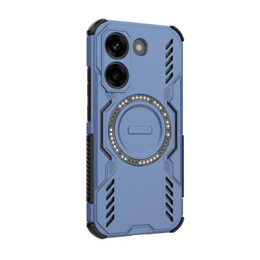 Калъф MagSafe за Xiaomi Poco X8 Pro, Techsuit, ArmorMag, Син