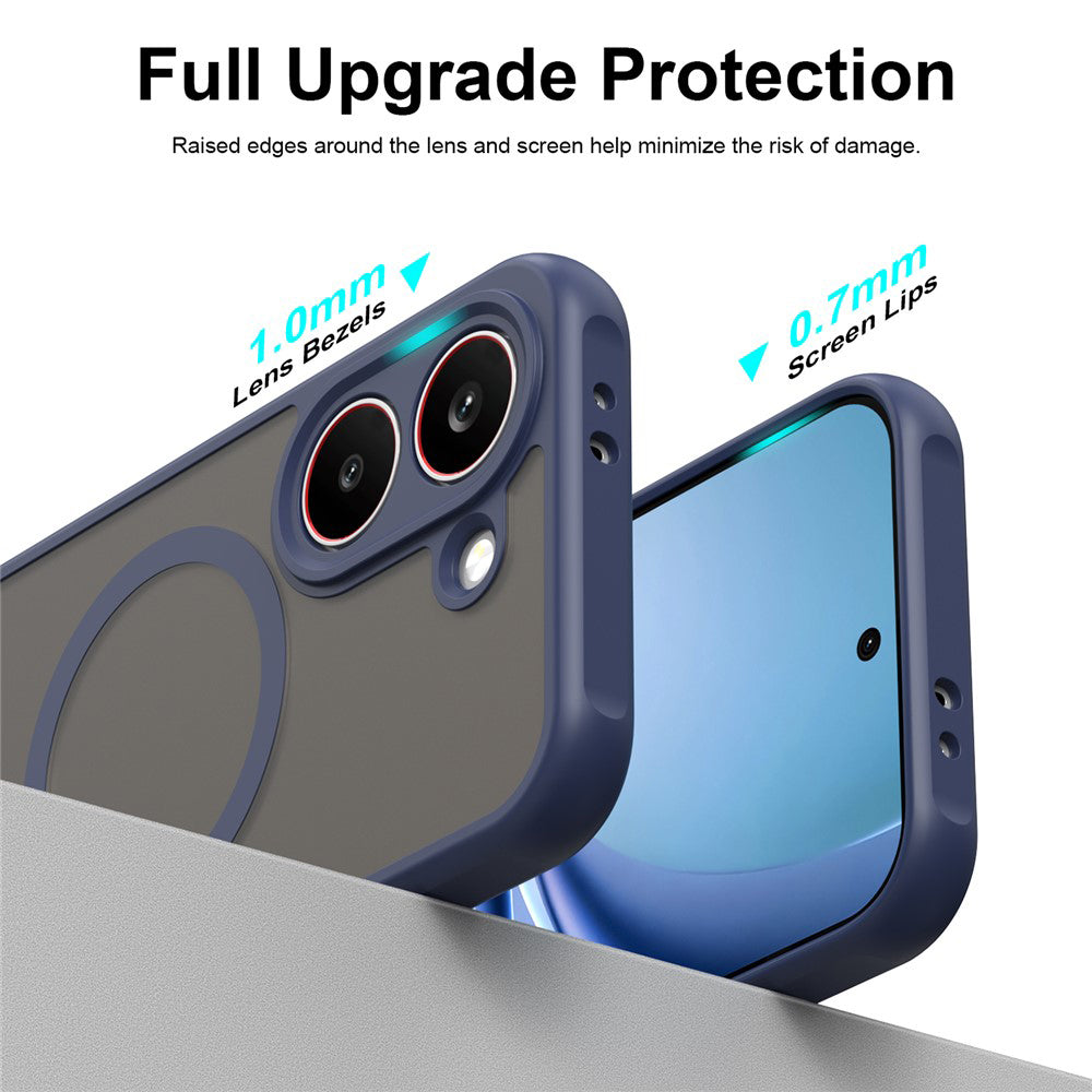 Калъф MagSafe за Xiaomi Poco X8 Pro, Techsuit, HaloFrost II, Тъмносин