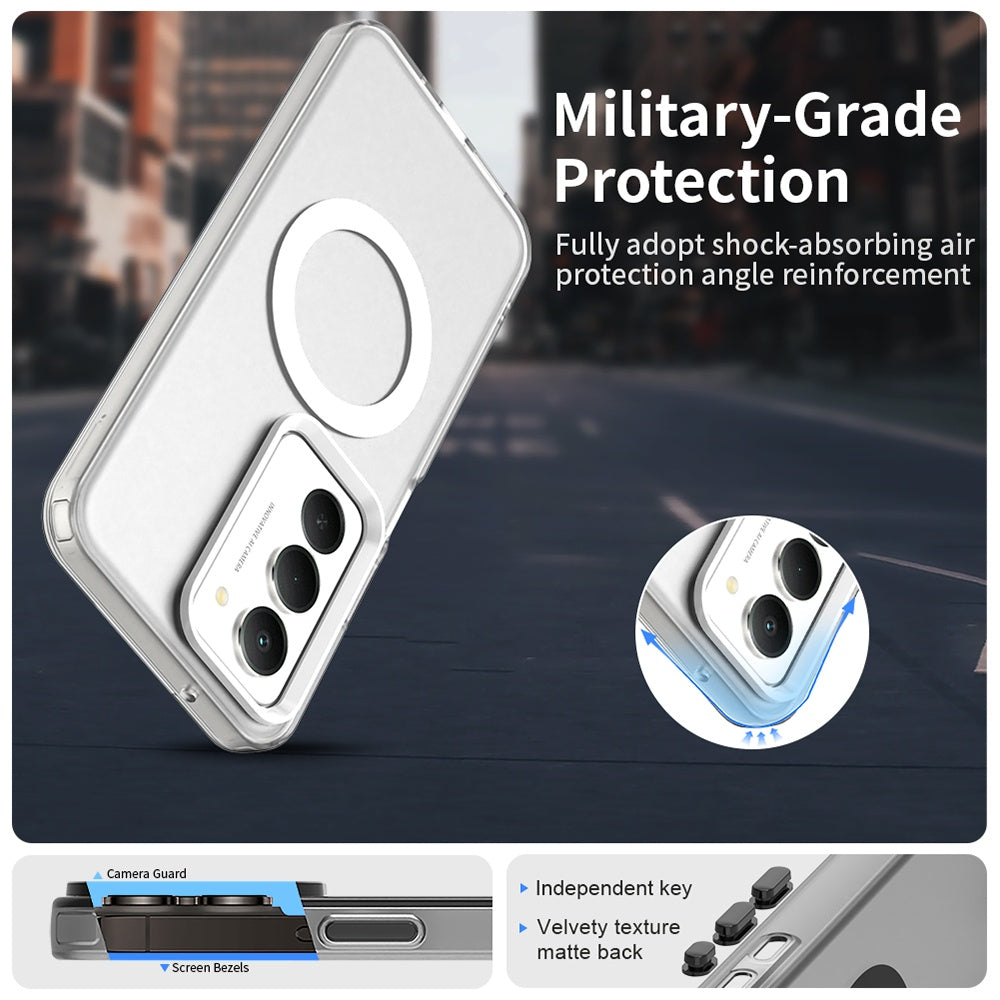 Калъф MagSafe за Xiaomi Redmi 15 5G / 15 4G, Techsuit, CandyCase, Бял