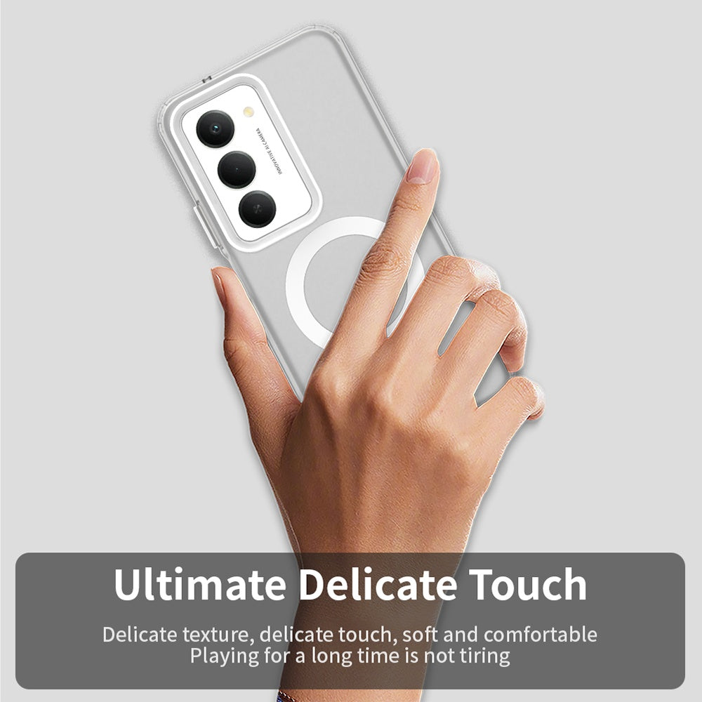 Калъф MagSafe за Xiaomi Redmi 15 5G / 15 4G, Techsuit, CandyCase, Бял