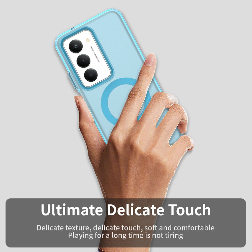 Калъф MagSafe за Xiaomi Redmi 15 5G / 15 4G, Techsuit, CandyCase, Син