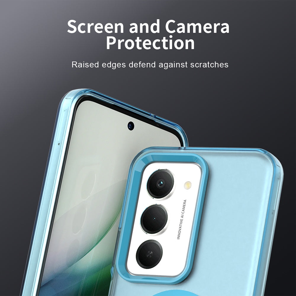 Калъф MagSafe за Xiaomi Redmi 15 5G / 15 4G, Techsuit, CandyCase, Син