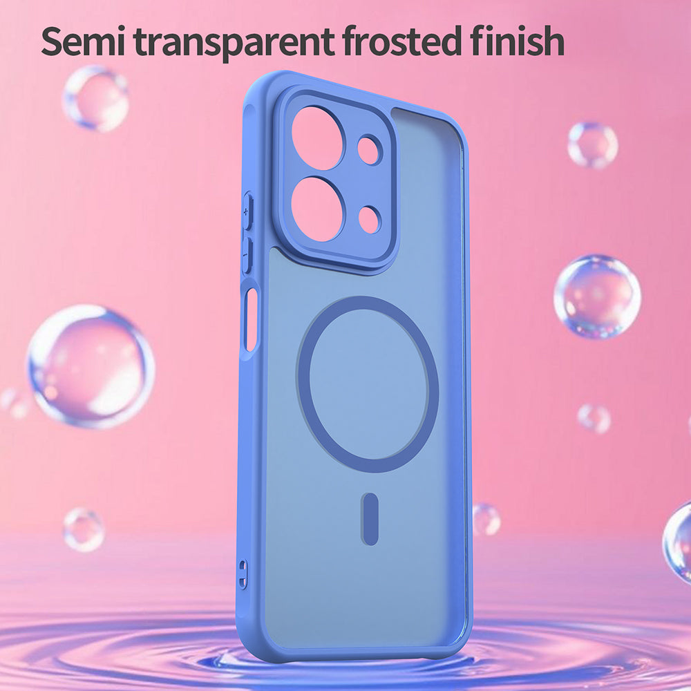 Калъф MagSafe за Xiaomi Redmi 15C 5G / 15C 4G, Techsuit, HaloFrost II, Син