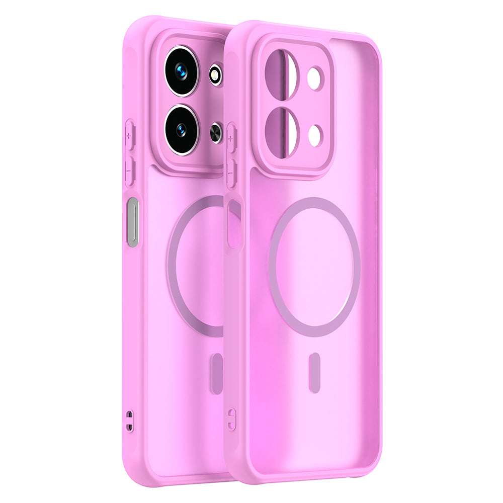 Калъф MagSafe за Xiaomi Redmi 15C 5G / 15C 4G, Techsuit, HaloFrost II, Розов