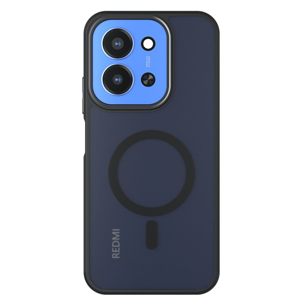 Калъф MagSafe за Xiaomi Redmi 15C 5G / 15C 4G, Techsuit, PureFrost, Сатенено черен