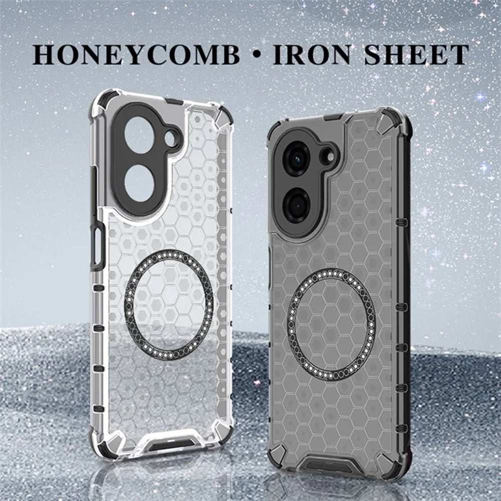Калъф MagSafe за Xiaomi Redmi A5 4G (Регионален), Techsuit, HoneyComb Shield, Бял