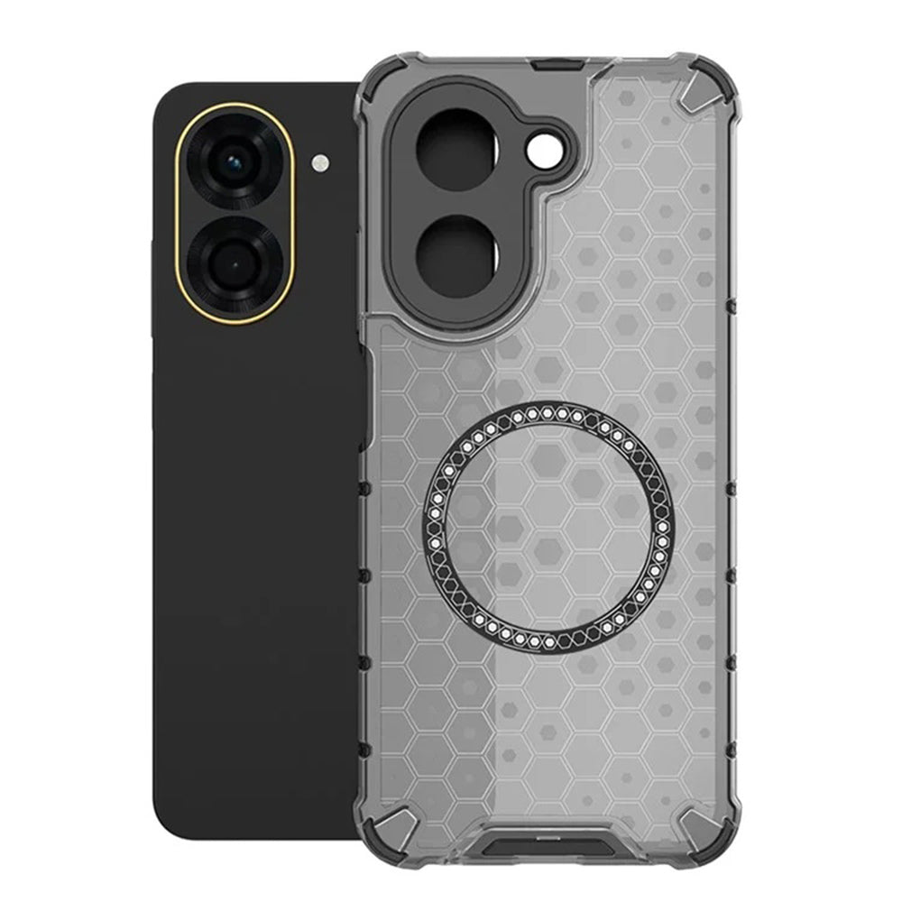 Калъф MagSafe за Xiaomi Redmi A5 4G (Регионален), Techsuit, HoneyComb Shield, Черен