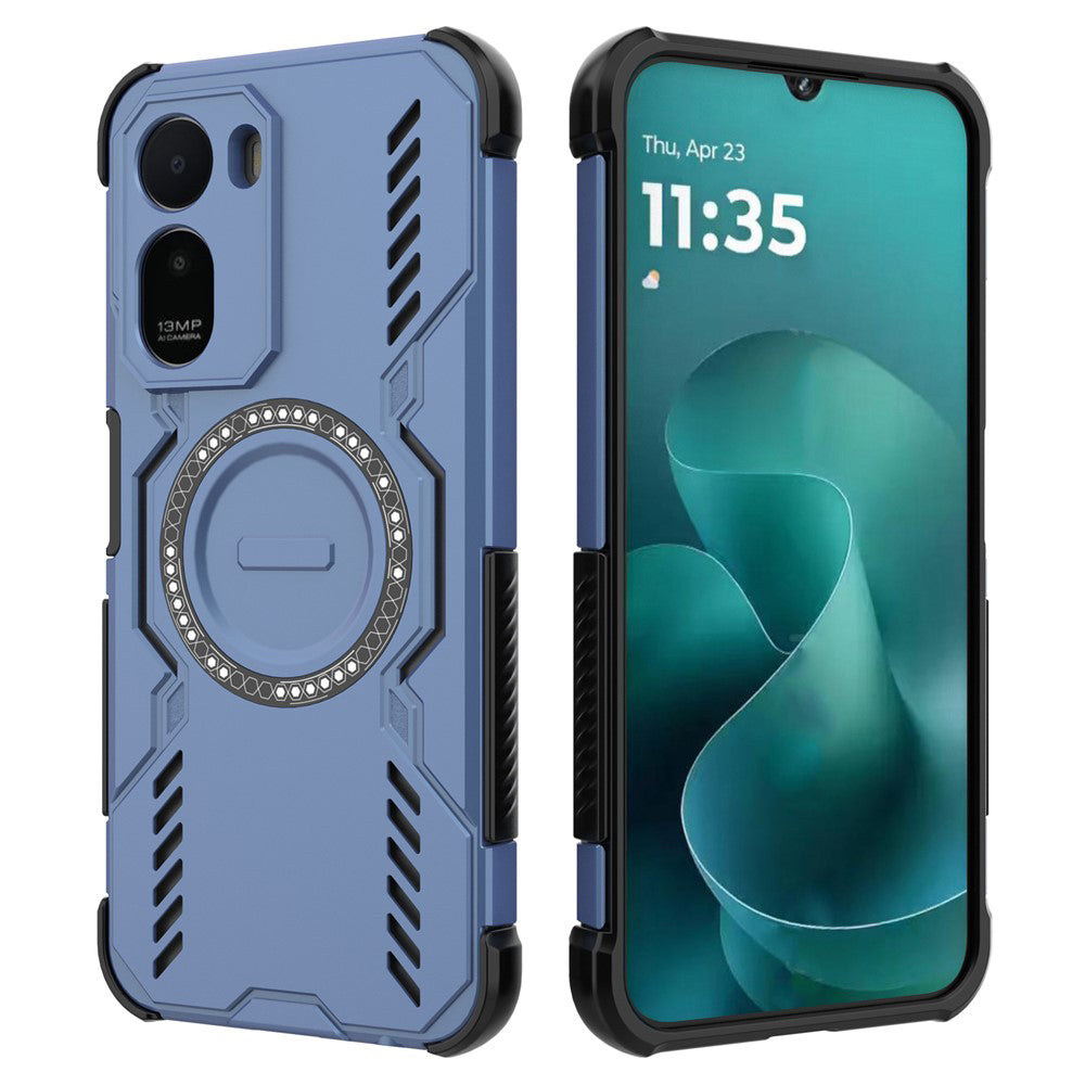 Калъф MagSafe за Xiaomi Redmi A7 Pro 4G, Techsuit, ArmorMag, Син