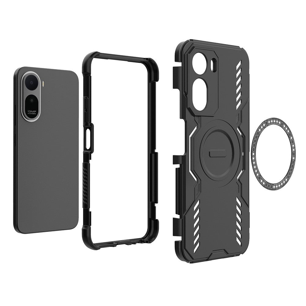 Калъф MagSafe за Xiaomi Redmi A7 Pro 4G, Techsuit, ArmorMag, Син