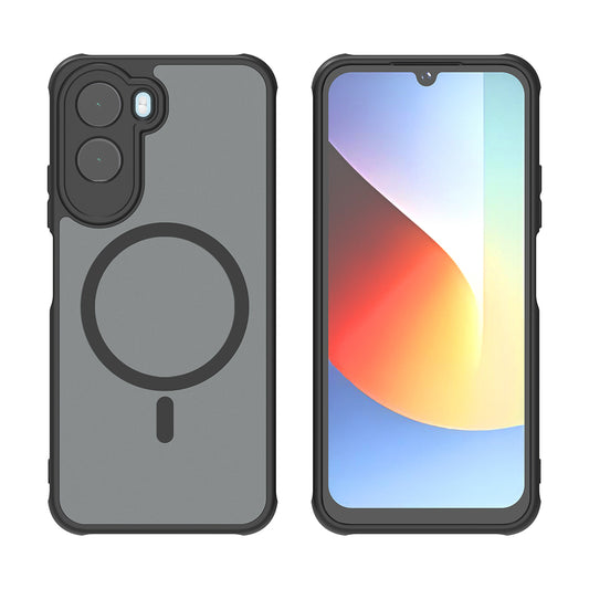 Калъф MagSafe за Xiaomi Redmi A7 Pro 4G, Techsuit, HaloFrost II, Черен
