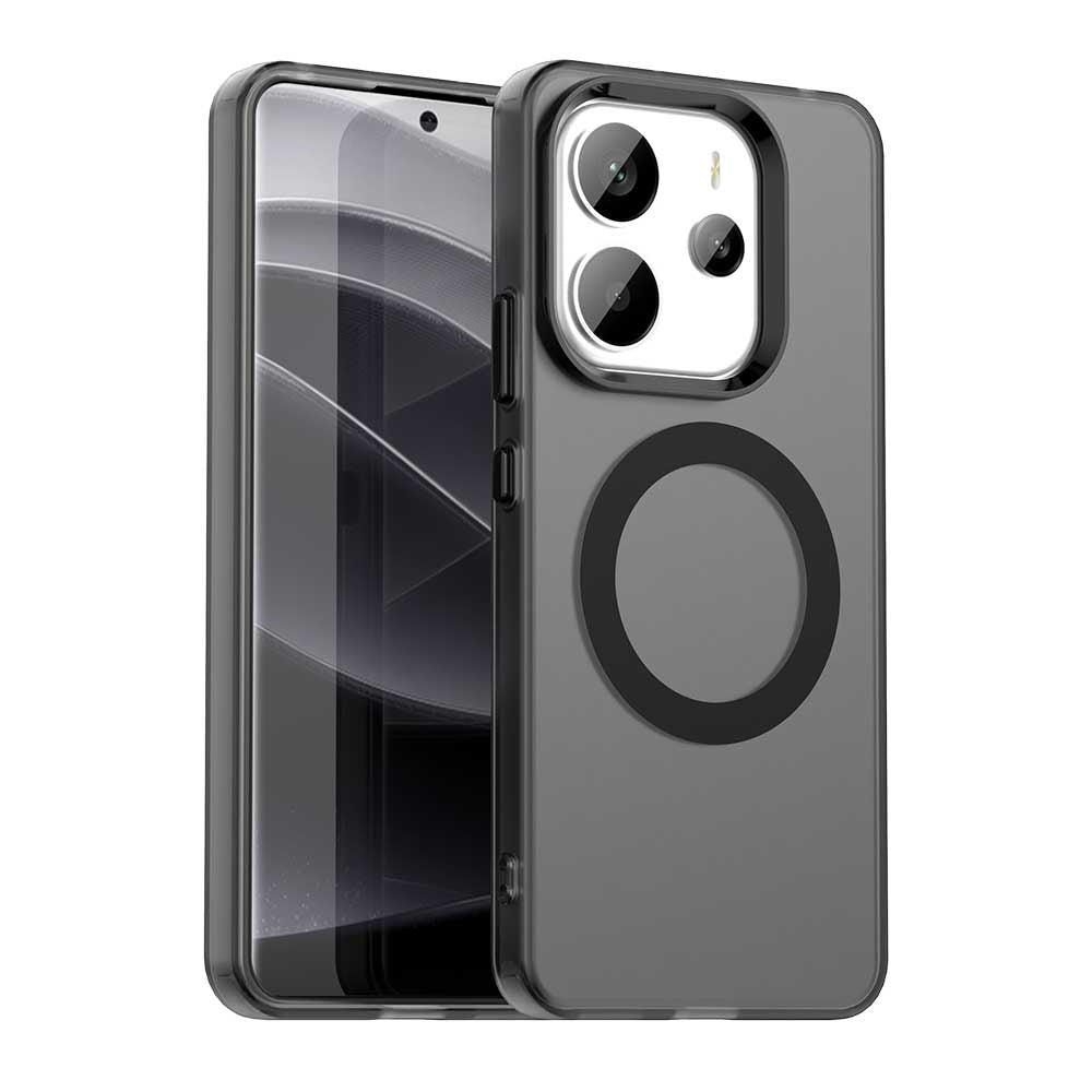Калъф MagSafe за Xiaomi Redmi Note 14 4G (Регионален), Techsuit, CandyCase, Черен