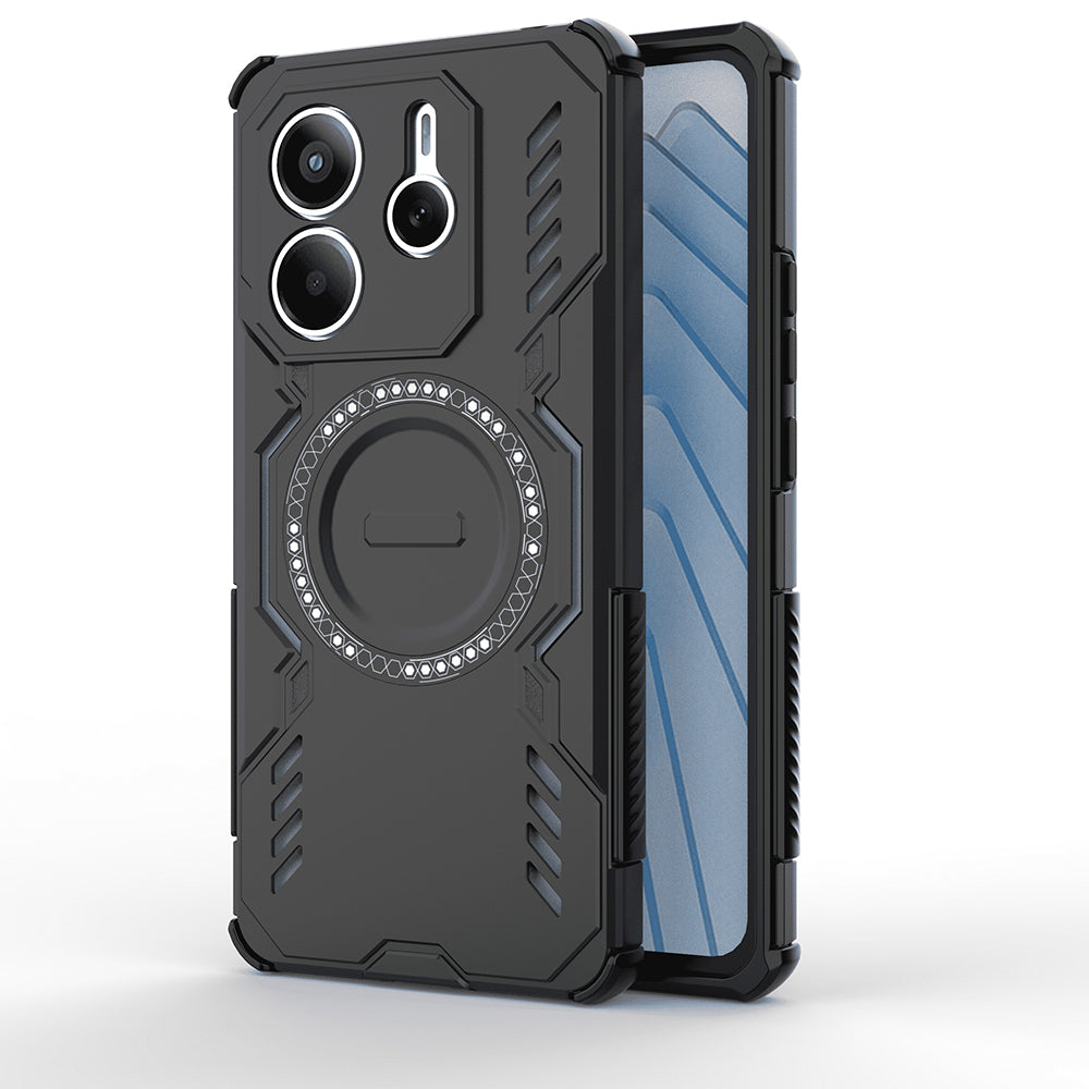 Калъф MagSafe за Xiaomi Redmi Note 14 5G, Techsuit, ArmorMag, Черен