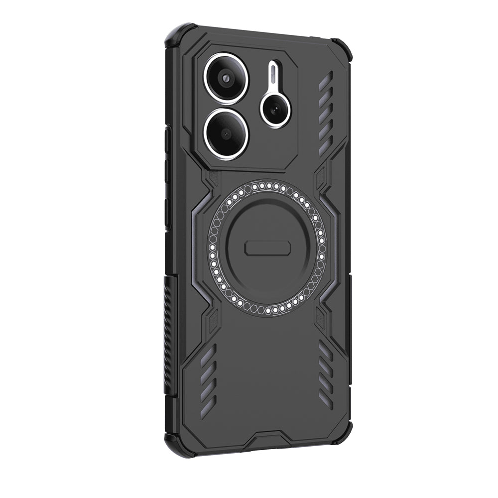 Калъф MagSafe за Xiaomi Redmi Note 14 5G, Techsuit, ArmorMag, Черен