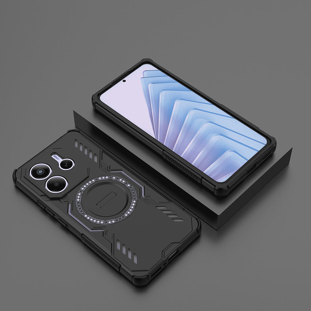 Калъф MagSafe за Xiaomi Redmi Note 14 5G, Techsuit, ArmorMag, Черен